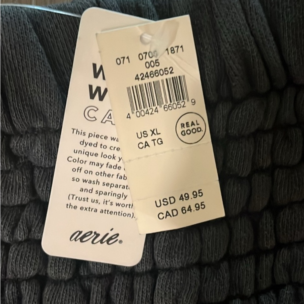 Aerie distressed Black Skirt - sz xl - Picture 3 of 4